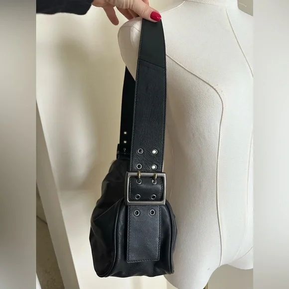 NWT Free People Arm Candy Shoulder Bag - Black - Picture 4 of 14